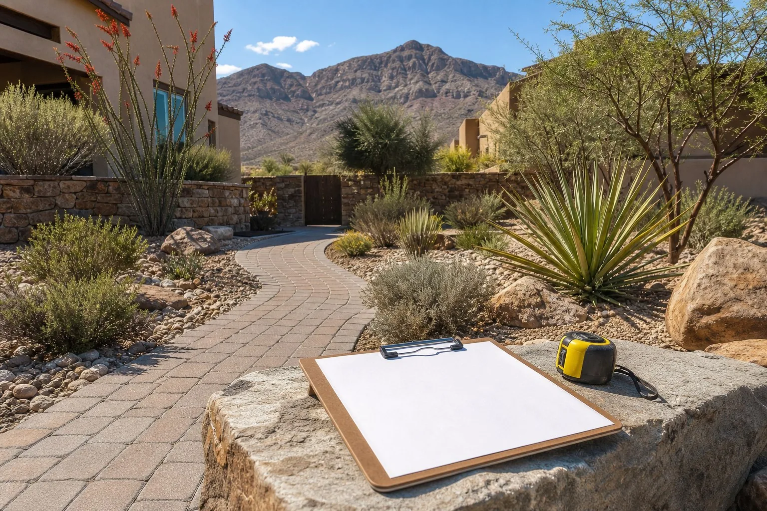 Commercial landscape consultation in El Paso