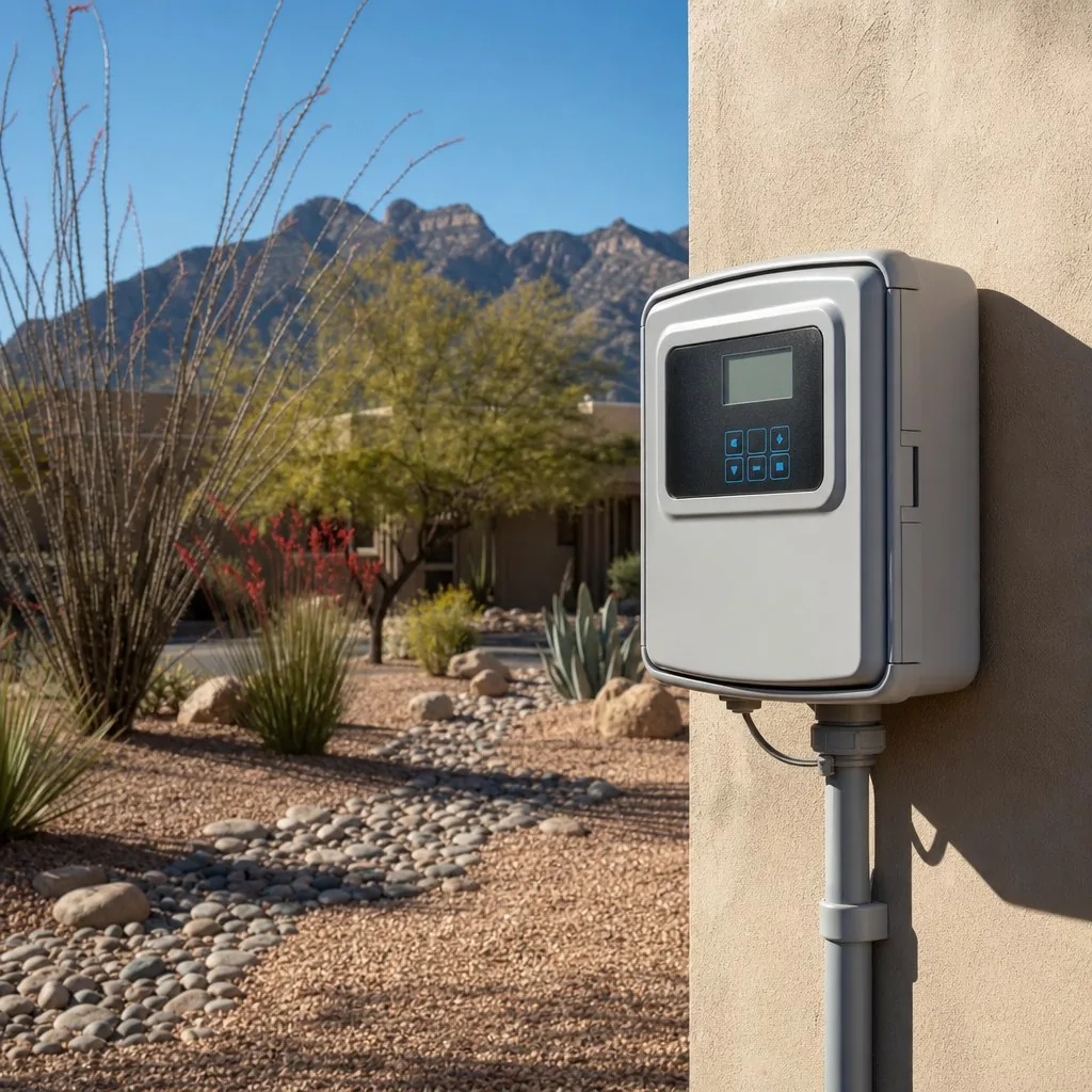 Irrigation controller for a El Paso landscape